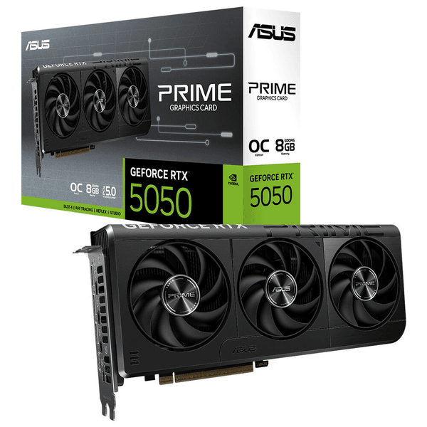 ASUS 8GB PRIME RTX5050-O8G GDDR6 128bit HDMI DP PCIe 5.0   