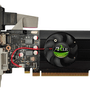 AXLE GT710 2GB GT710/2GD3P4CDIL DDR3 64bit VGA-HDMI-DVI PCIe 2.0 x16