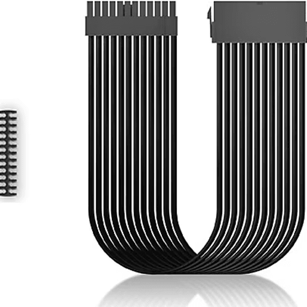 DEEPCOOL EC300-24P-BK 24-Pin ATX Örgülü Güç Kaynağı Uzatma Kablosu (Siyah)