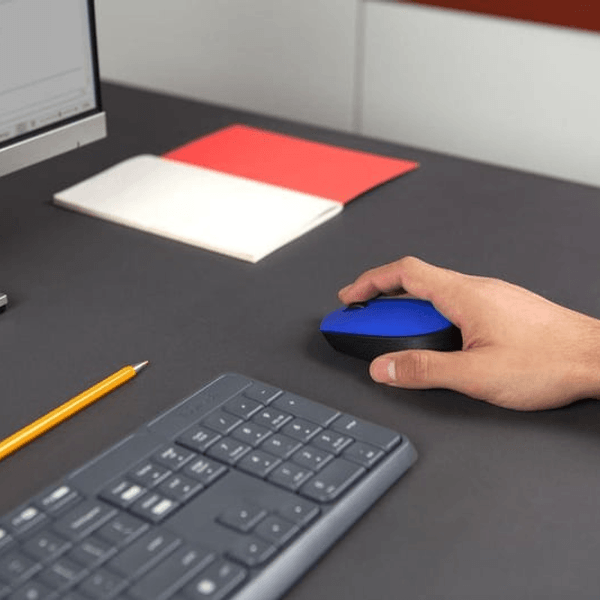LOGITECH M171 Kablosuz Mavi Mouse (910-004640)