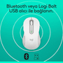 LOGITECH M650 Kablosuz + Bluetooth Beyaz Mouse (910-006238)