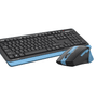 A4TECH FG1035 Kablosuz Q Trk Siyah/Mavi Klavye - Mouse Set