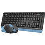 A4TECH FG1035 Kablosuz Q Trk Siyah/Mavi Klavye - Mouse Set