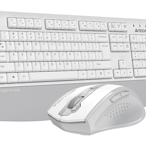 A4TECH FG2500S PLUS Kablosuz Q Trk Beyaz Klavye - Mouse Set