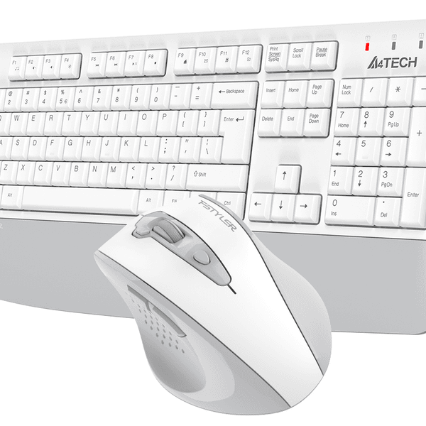A4TECH FG2500S PLUS Kablosuz Q Trk Beyaz Klavye - Mouse Set