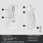 LOGITECH MK295 Kablosuz Q Trk Beyaz Klavye - Mouse Set (920-010089)