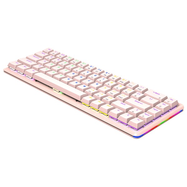 RAMPAGE Rebel Kablolu USB Q Trk Pembe Gaming Klavye Mouse