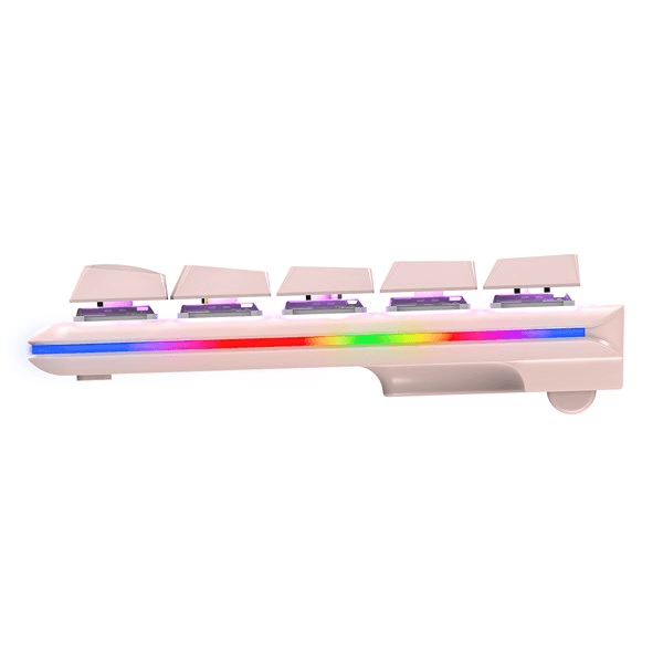 RAMPAGE Rebel Kablolu USB Q Trk Pembe Gaming Klavye Mouse