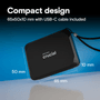 CRUCIAL 1TB X9 CT1000X9SSD9 1050-1050MB/s SSD TypeC Harici Disk
