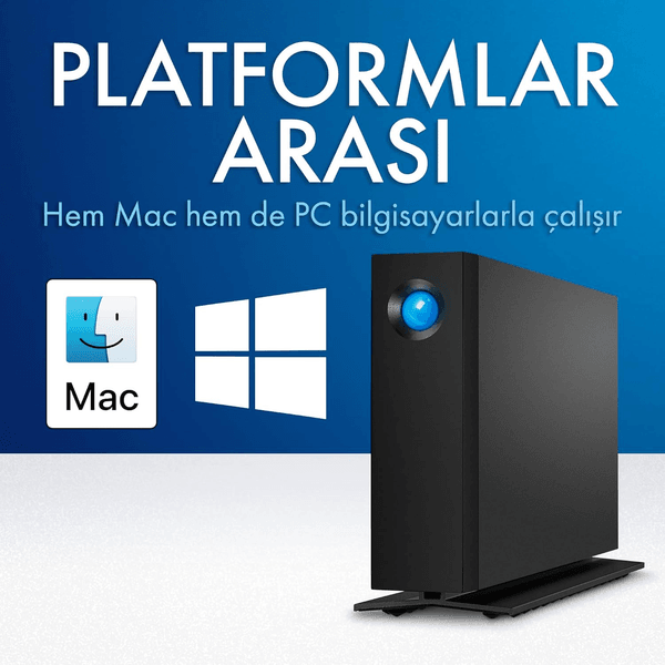 LACIE 24TB d2 Pro STHA24000800 Usb 3.2 Harici Disk