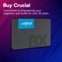 CRUCIAL  1TB BX500 CT1000BX500SSD1 540- 500MB/ SSD SATA-3 Disk Kutusuz