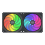 COOLERMASTER 12cm SF240R MFX-B2D2-18NPA-R1 RGB 2li Kasa Fanı Kiti