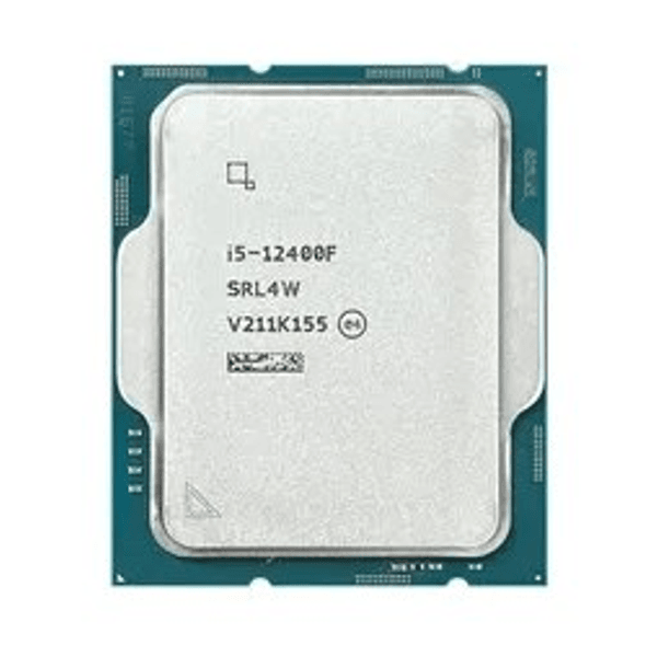 INTEL CORE i5 12400F 18MB 6çekirdekli VGA YOK 1700p 65w Kutusuz+Fansız