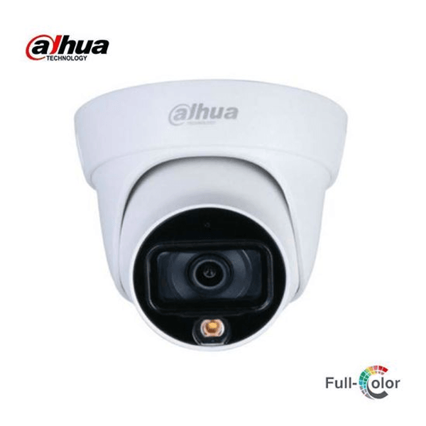 DAHUA 2MP Dome 2.8mm Full Color Analog Kamera DH-HAC-HDW1209TQP-A-LED