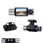 TWOGO GO-XRAY2 Day Night GPS Araç İçi Kamera Geniş Açı Çift Ekran