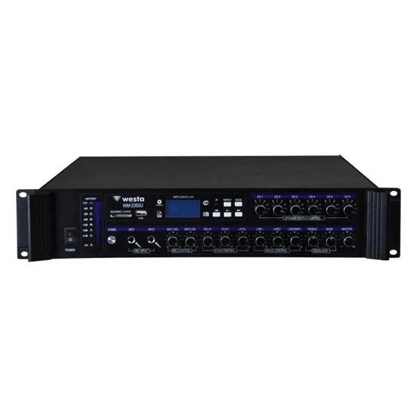 WESTA WM-2350U 6-bölgeli 100V-350w Mixer Amfi
