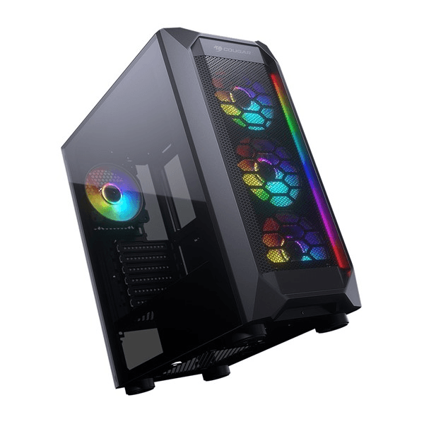 COUGAR 650W 80+ MX410 MESH-G CGR-5VM6B-MESH-G-RGB GAMING MID-TOWER PC KASASI