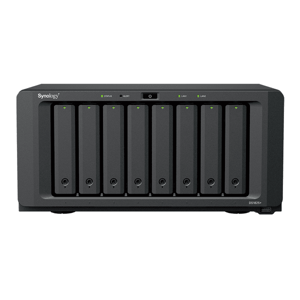 SYNOLOGY 8diskli Ryzen V1500B 8GB RAM-2-GbE Nas Server DS1825 PLUS