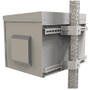 AGER 9U 600x450mm IP66 Dış Ortam Duvar Tipi Kabinet AG-OB09U6045B2-D-A-M1 Basic