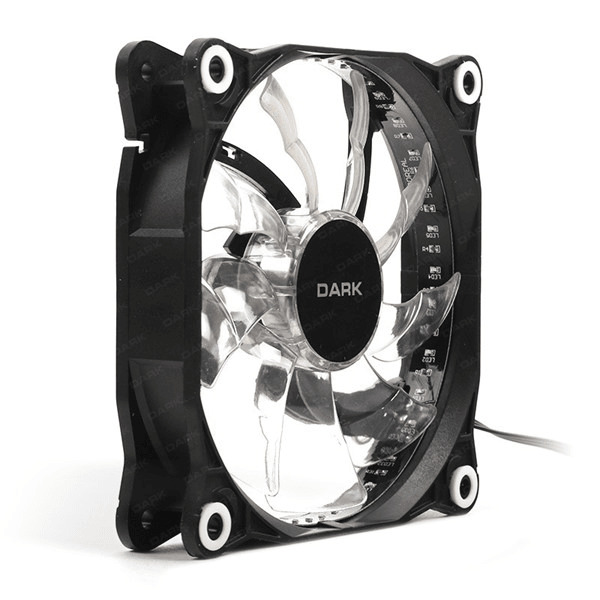 DARK 12cm DKCCFB122B Mavi LED Kasa Fanı