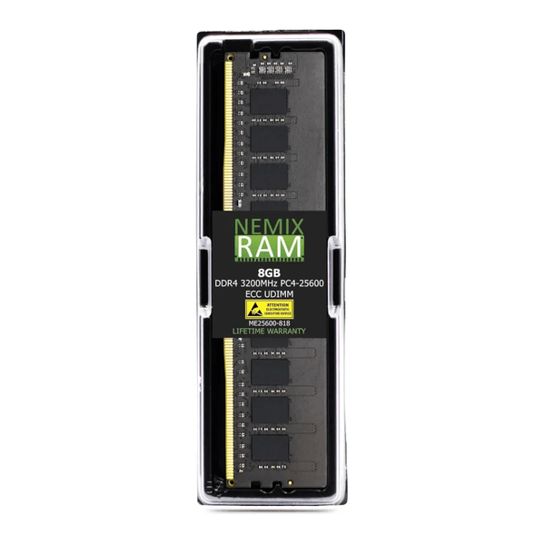 NEMIXRAM 8GB DDR4 3200MHz CL22 ECC UDIMM SUNUCU RAM ME25600-818