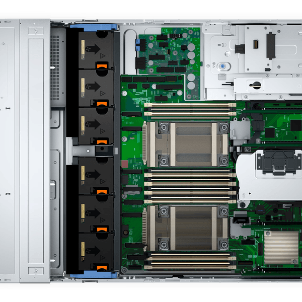 DELL POWEREDGE R760XS SPL2 SILVER 4510-64GB DDR5 RDIMM-6X480GB SSD-2x1100w Rack Sunucu
