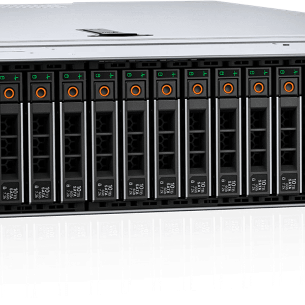DELL POWEREDGE R760XS SPL2 SILVER 4510-128GB DDR5 RDIMM-480GB+6X3.84TB SSD-2x1100w Rack Sunucu