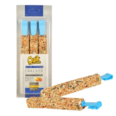 Quik Paraket Krakeri Meyveli 3x35 gr