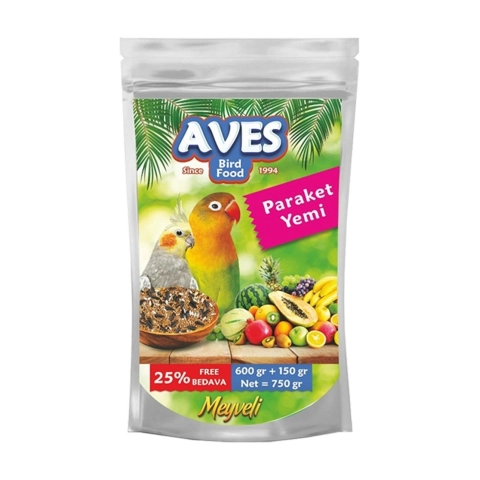 750gr Aves Paraket, Sultan, Cennet Papağanı Yemi
