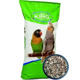 1kg Natural King Karışık Sultan Paraket Yemi