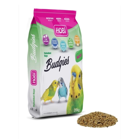 1kg Hobi M001 Muhabbet Kuşu Üretim Yemi Çuvaldan Bölme