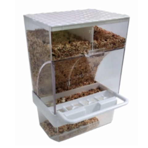 Kafes Kuşları İçin Akıllı Yemlik Bölmeli