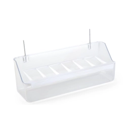 18 cm Telli yemlik bölmeli Şeffaf