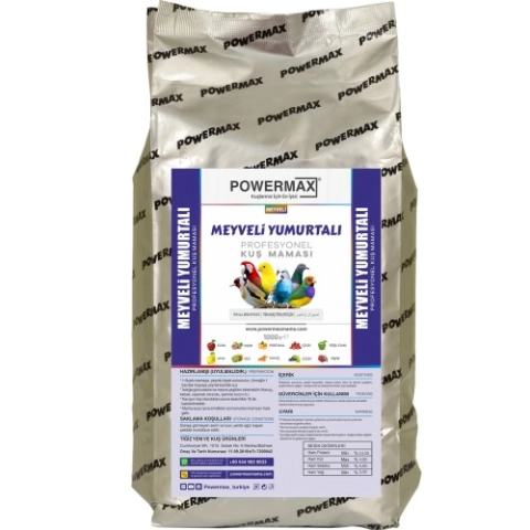 1kg Powermax Meyveli Mama
