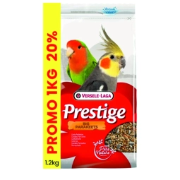 1.2kg kapalı Versele Laga Prestige Big Parakeets Paraketler İçin Yem
