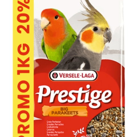 Versele Laga Prestige Big Parakeets Paraketler İçin Yem 1kg kapalı ambalaj