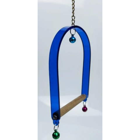 Hobi Kuşlar İçin Pleksi Salıncak 1 adet