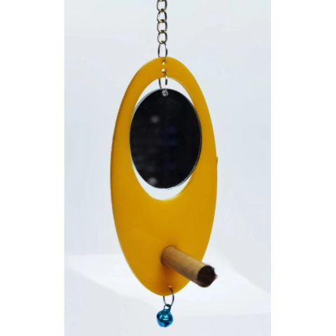 Hobi Aynalı Tünekli Kuşlar İçin Oyuncak