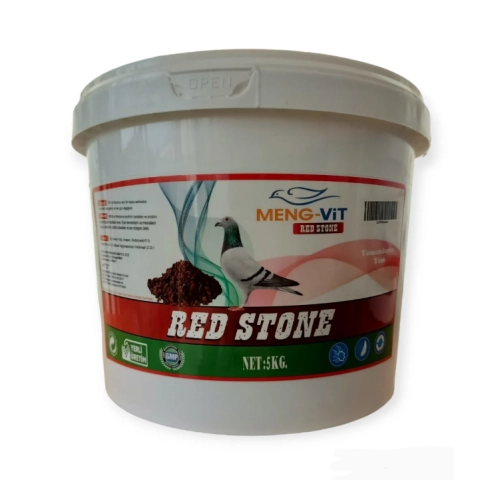 MEN-VİT REDSTONE kırmızı mineral taşı 5 KG