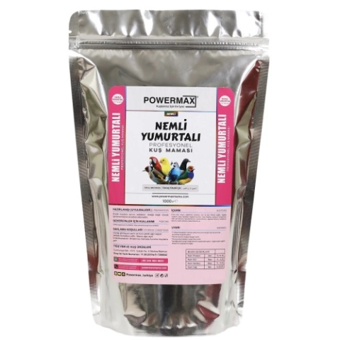 Powermax Nemli Yumurtalı mama 1 kg