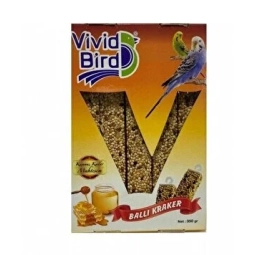 Vivid Bird Muhabbet Kuşları İçin Ballı Kuş Krakeri 10'Lu