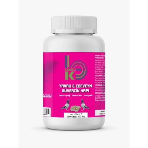 Kanatlı Oil Yavru & ebebeyn hapı 500mg 250 adet
