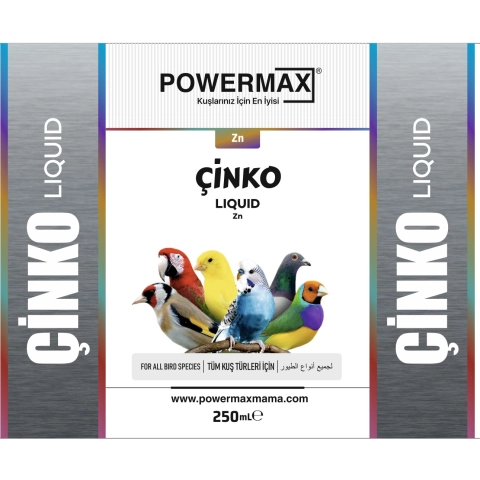 Powermax Çinko Zn 250 ML
