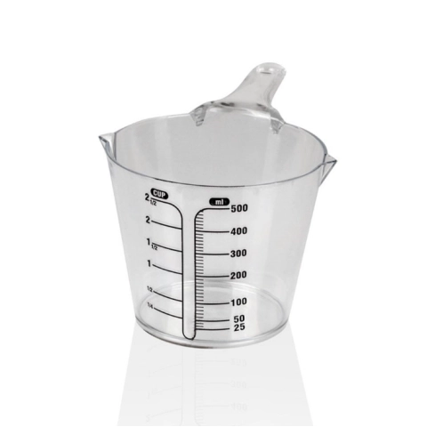 Çift Taraflı Sert Plastik Ölçü Kabı 500 Ml