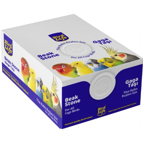 Birdlife Alçı gaga tası kutulu Kuşlar İçin