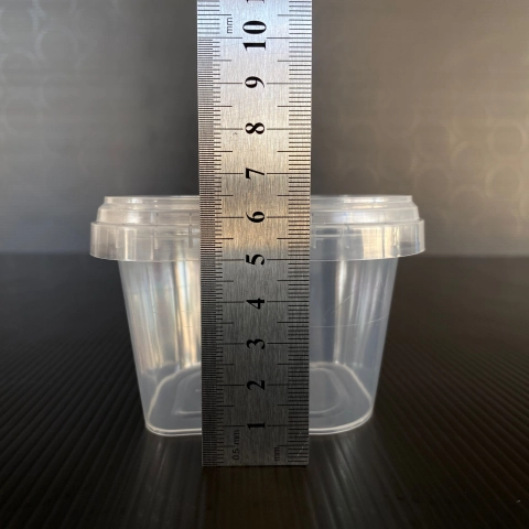 250 CC PLASTİK KOVA - ŞEFFAF