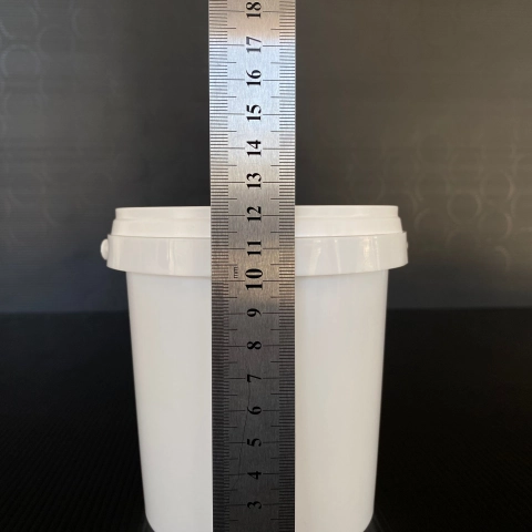 750 CC PLASTİK KOVA - BEYAZ