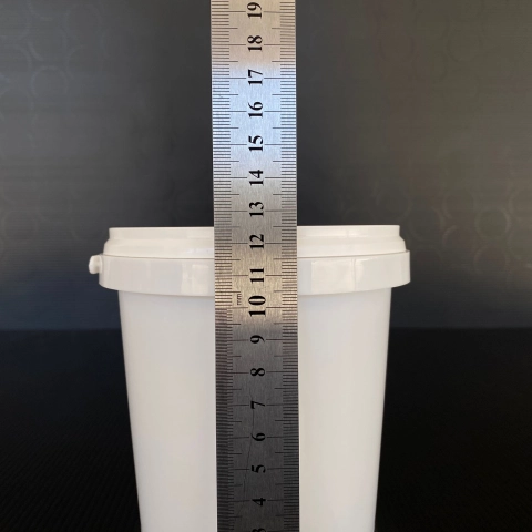 1000 CC PLASTİK KOVA - BEYAZ