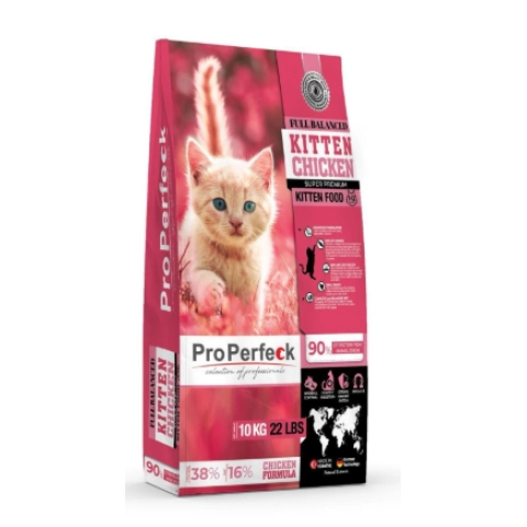 Pro Perfeck Premium Tavuklu Narlı Havuçlu Yavru Kedi Maması 10 KG