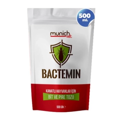 Munich Vet Bactemin Kanatlılar İçin Bit Pire Tozu 500 Gr